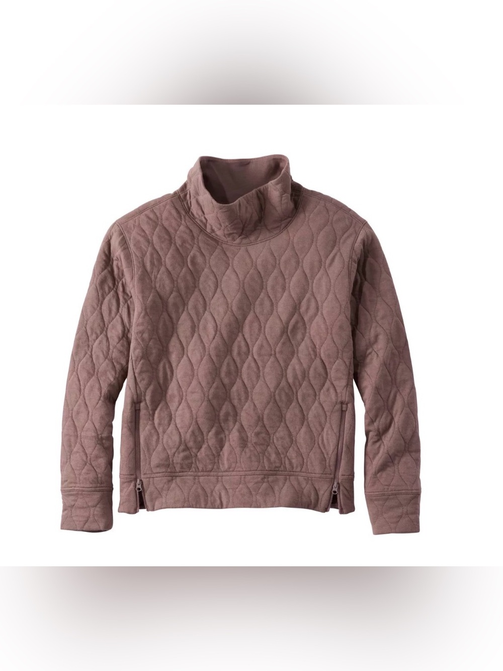 L.L. Bean Women's VentureSoft Quilted Funnelneck Pullover